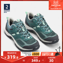 Decathlon flagship store official outdoor hiking shoes womens non-slip waterproof sneakers spring and summer breathable hiking shoes ODS