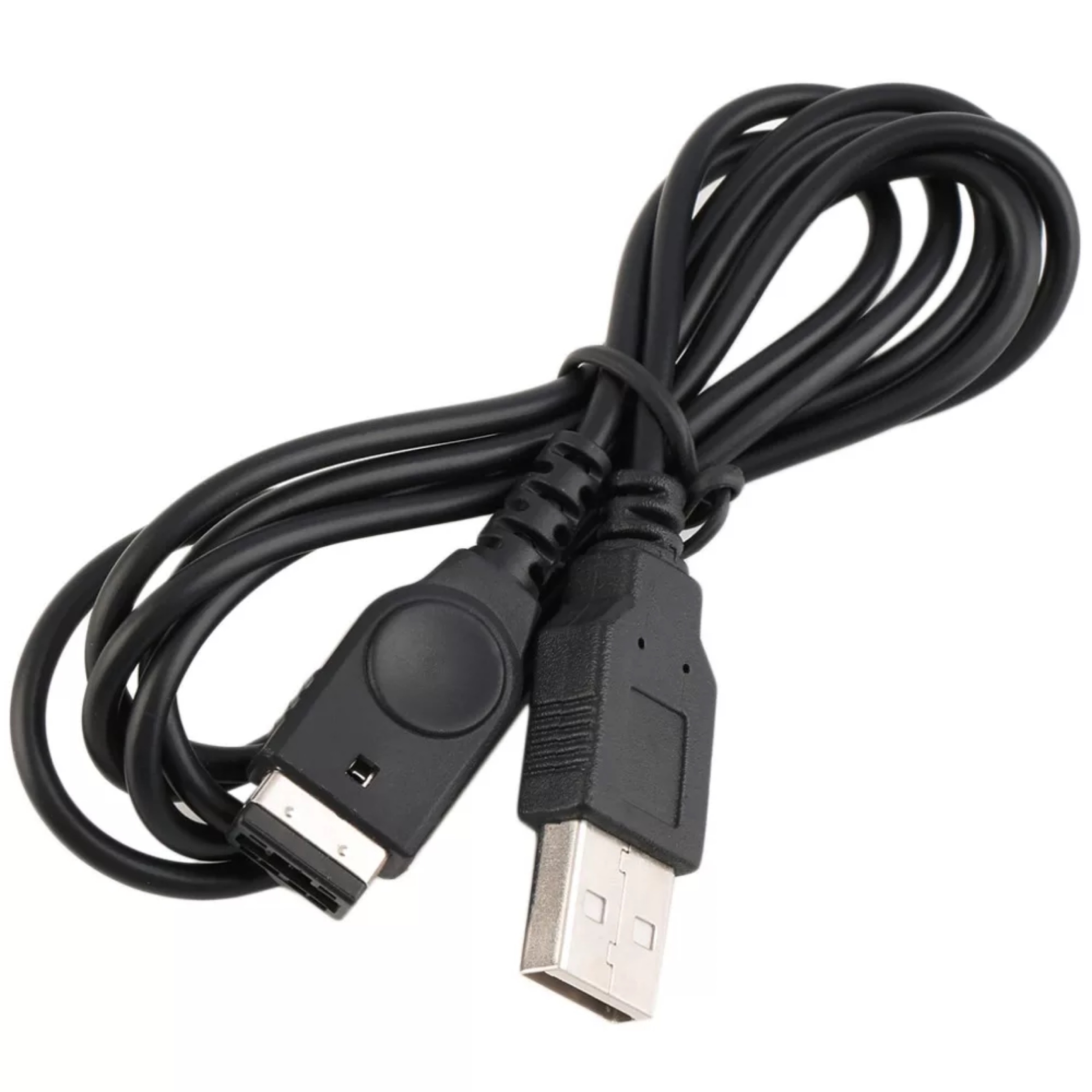 1.2m Black USB Data For NintenCharger Cable for Gameboy A