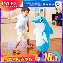 INTEX Tumbler inflatable toy Baby baby puzzle fitness exercise child children large boxing toy