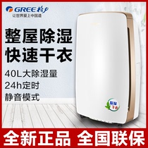Gree dehumidifier DH40EH 20EH household dehumidifier dehumidifier mute hygroscopic device Back to the south day dryer