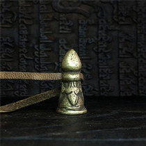 Nepal handmade pure copper old old seal pendant accessories ethnic pendant