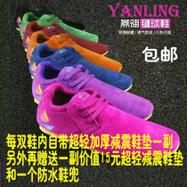 Factory direct sales Yan Ling shuttlecock shoes main attack shuttlecock shoes flat push shuttlecock shoes comprehensive version of competitive kick Net competition