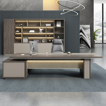 Creative boss table Chief desk simple modern light luxury atmosphere manager desk office table and chair combination