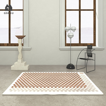 (Miyuki Aoyama)Original design Roman living room Imported wool antique checkerboard carpet Bedroom