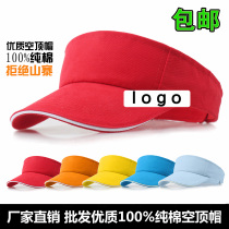 Kindergarten hat custom logo baby children fishermans hat sun hat empty top hat primary school student yellow hat printing
