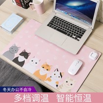 Heating mat warm table mat office computer keyboard mouse student multi-function desktop writing super large heating