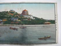  Silk weaving 7 cm text x112 years West Lake 50 product 28 HangzhouWanshoushan Qi Factory panoramic view