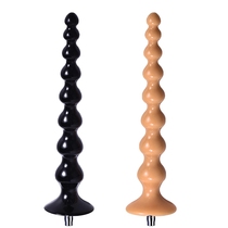 (3-5CM) machine with back court pull beads super long anal plug male sex toys-super large pull beads
