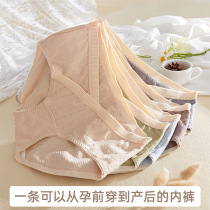 Cotton pregnant women cross low waist pregnant women cotton underpants early pregnancy mid-late early underbelly shorts