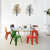 Italy imported Magis Alma childrens small chair plastic light back chair Nordic simple outdoor