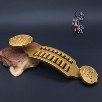 Antiquities Miscellaneous Collection of Copper Disk Disk Ruixiang Town Governance Gain Table Accessories