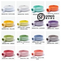 Spot Forest Friends Association Korea Bridge dog Ceramic Bowl Big Fat Pot pan Macaroon ins Wind Cat and Dog Bowl