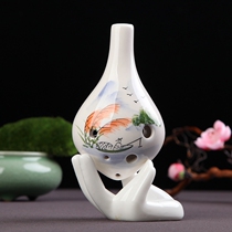 (Flagship store) 6-hole Alto C tune long mouth professional performance type ocarina 6AC tone tone tone