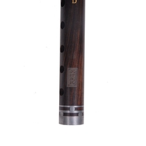 (Flagship Store) Pipe Musical Instrument Black Sandalwood Large Tube Tear Duct Beginner CDGF Fully Presented Whistle