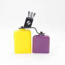 Professional flagship store yellow and purple two-color square wooden fish Clapper high bass cowbell drum jazz drum yellow purple