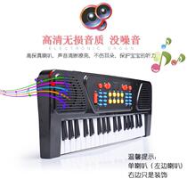 (Flagship store) Childrens electronic piano puzzle simulation musical instrument piano 25 37 keys black early education enlightenment tone