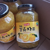 South Korea imported grapefruit tea beverage fresh garden honey grapefruit tea 1000g heat sweet water