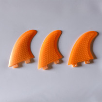 Orange library Surfboard side fin Honeycomb tail rudder