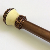 Retro antique shower curtain rod strut bath rod telescopic rod bronze