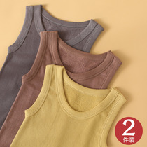 Autumn and winter hair circles integrated suede warm vest woman Develvet fever lingerie for body-body single-piece blouses with undershirt