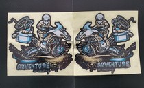 Cloud Decal Motorcycle Side Box Sticker Reflective Decal ADVENTURE