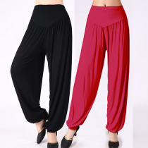 Dance pants women loose practice pants closing radish pants black body trousers New modal yoga bloomers