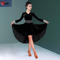 Qinglang Latin dance costume female adult 20 new dress adult autumn and winter modern dance performance practice suit