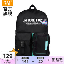 361degree mens 2021 autumn new official fashion casual shoulder backpack travel bag schoolbag student female