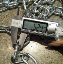 Self-made DIY fitness equipment accessories Iron chain pendant bearing 200kg 50 cm a diameter of 5 mm