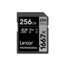 Lexar SD Card 256G 1667X UHS-II High Speed Micro SLR Camera Memory Card 250M S 4K V60 SDXC Card 256G Camcorder