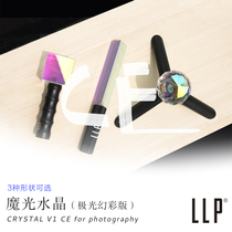 LLP photography foreground blurring crystal halo lens attachment handheld light effect props prism portrait shooting