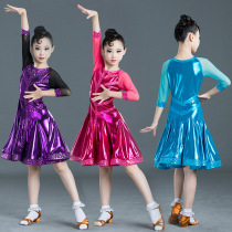 New childrens Latin dance costume girls professional art test performance dress competition