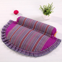 Old Coarse Cloth Cervical Spine Buckwheat Shell Combined Pillow Candy Pillow Buckwheat Pillow Health Pillowcase Pillow Core Cover Removable