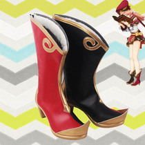 Original god smoke red cos shoes cosplay shoes