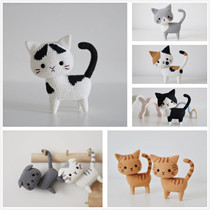 Crochet illustration (cat) 6 wool hand-woven Doll Tutorial No video Non-finished