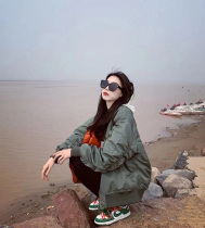 Cotton-padded women winter bomber jacket baseball suit Korean version of thick loose Harajuku student cotton coat ins tide