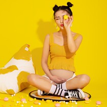 New Pregnant Woman Photo Costumes Little Fresher Cute Mommy Photos Write Real Clothes Private Room Art Photo Photography Clothing
