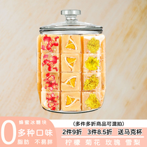 Freeze-dried lemon slices fruit tea bags Sydney rock sugar honey homemade fruit tea summer tea make water to drink things