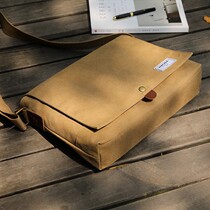 Japanese shoulder bag Canvas mens bag crossbody bag Leisure sports postman backpack College student simple school bag Womens fashion brand