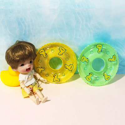 taobao agent Small cute swimming ring, props, doll house, duck