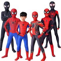 Amazing Spider-Man clothes children Boy suit parallel universe Black Spider Steel Spider Man Tights