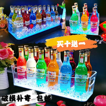 Bar glowing ice bucket KTV wine box LED glowing cocktail wine cask PC champagne bucket creative beer bucket ice block bucket