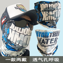 Laser Stiletto Scarf Vent Road Submask Magic Headscarf Face Hood Scarf Collar Protection Face Fishing Sunscreen Fishing