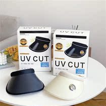 New Korean version of anti-UV sun hat anti-ultraviolet empty top hat childrens face sun protection card sun hat spring and summer