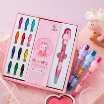 Seal bubble pen shake sound with the same princess girl net red bubble pen multi-function light roller cute children