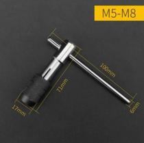 Threader tapping reverse type Extended tap hinge hand tapping tool Household twisted taper ratchet small hole drill bit