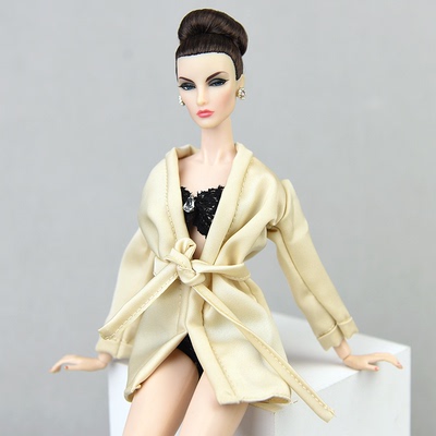 taobao agent 30cm Xinyi Keer 6-point doll clothes supermodel peach blythe small cloth pajamas home clothes nightgown