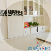 Multifunctional tatami floor Custom storage cabinet Childrens room Balcony bay window Wardrobe bookcase Combination cabinet
