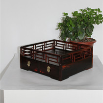 The big red sour branch and the toed of the red sandalwood are all carrying the mahogany Wenpan Du Shengpan railing style is the case storage