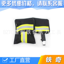 Flame retardant portable storage bag fire double running bag waist axe safety rope flame retardant running bag safety rope storage bag
